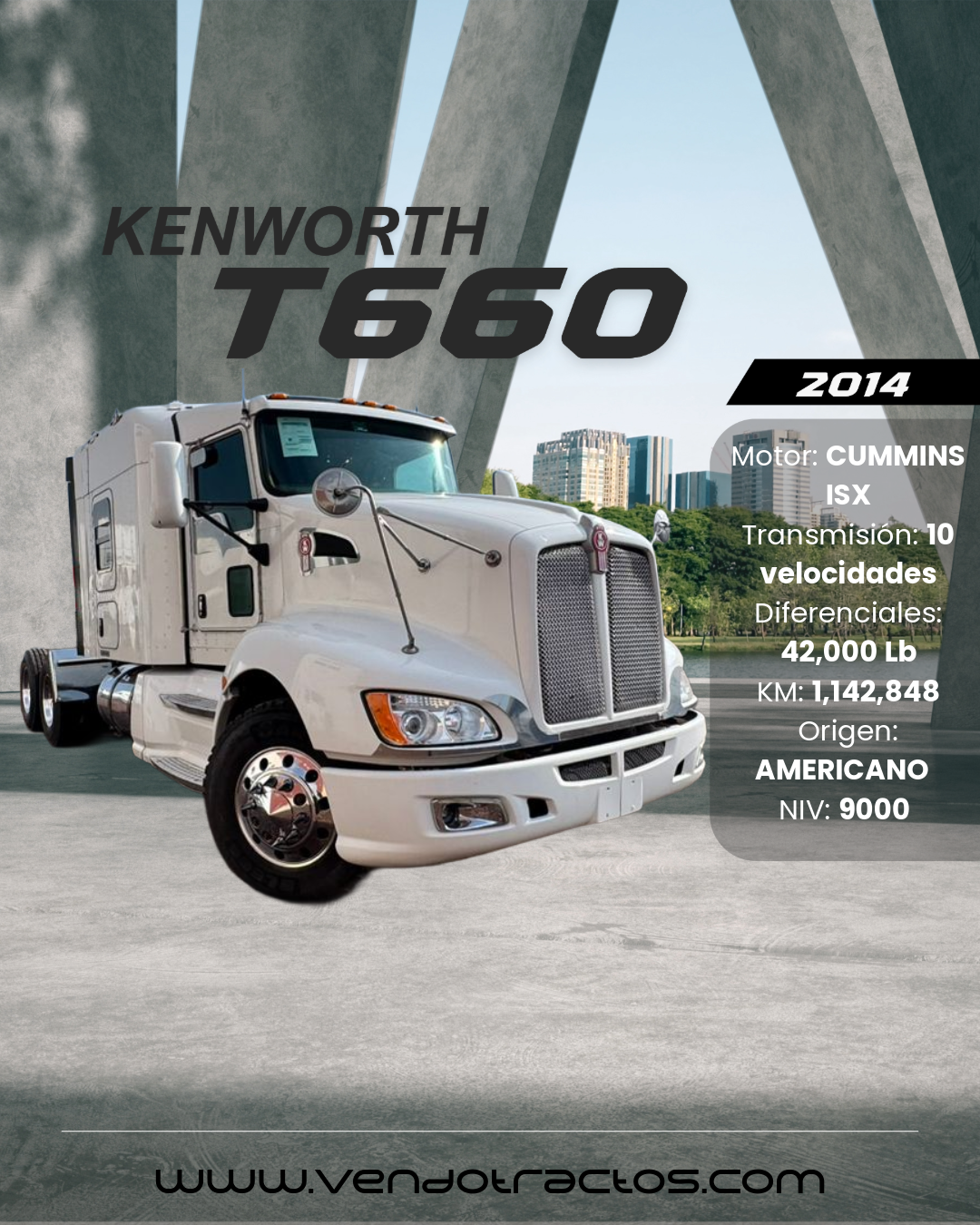 🚛Kenworth T660 2014| Máximo desempeño en México