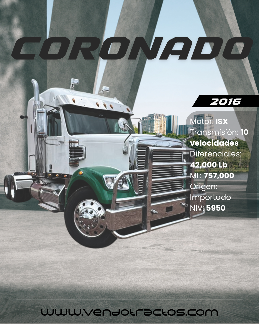 🚛Freightliner Coronado 2016 | Máximo desempeño en México