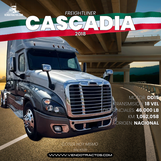 🚛 Freightliner Cascadia 2018 | Máximo desempeño en México