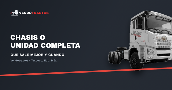Chasis o unidad completa: qué sale mejor y cuándo