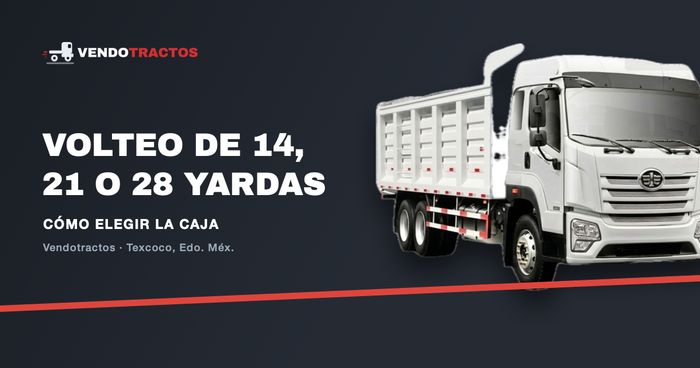 Volteo de 14, 21 o 28 yardas: cómo elegir la caja según el material