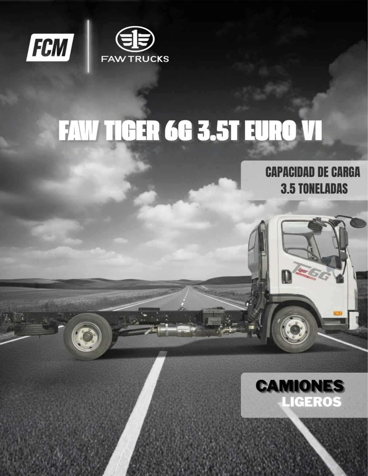 FAW Tiger 6G 3.5T 1503 Euro VI 2026 — vista 4 del camión FAW Euro VI 2026
