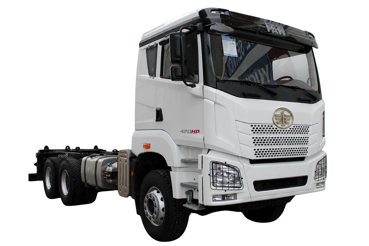 Camión FAW JH6 420 HP 6x4 Euro VI | Chasis pesado de 30 toneladas