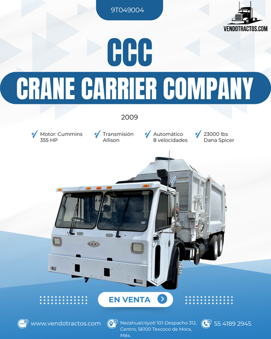 🚛 CCC ( Crane Carrier Company) LET2 2009 | Ideal para carga pesada en México
