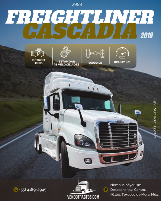🚛Freightliner Cascadia 2018 | Máximo desempeño en México
