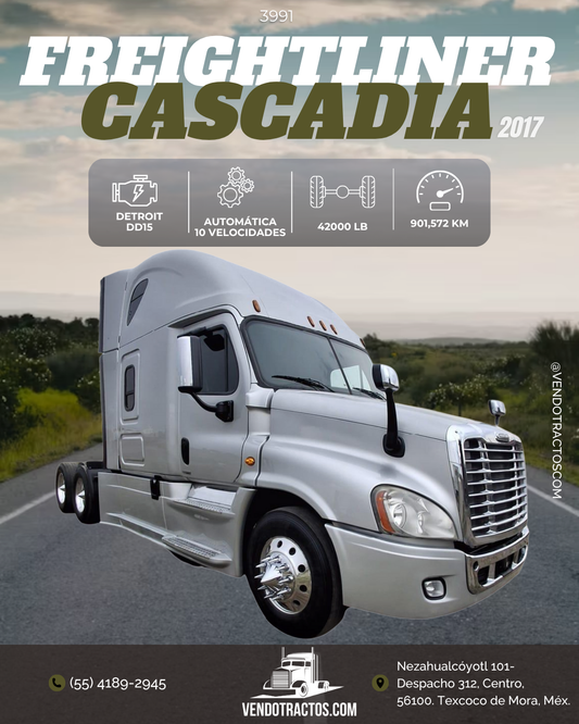 🚛 Freightliner Cascadia 2017 | Gran rendimiento en México