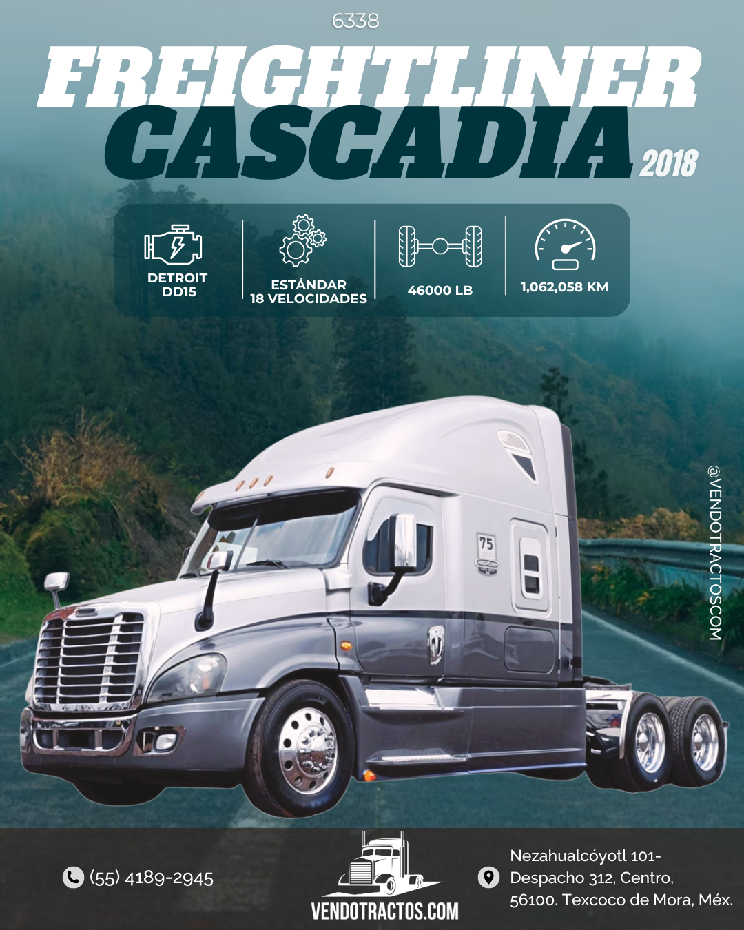 🚛 Freightliner Cascadia 2018 | Máximo desempeño en México