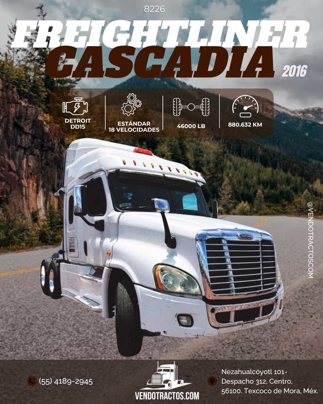🚛 Freightliner Cascadia 2016 | Máximo desempeño en México