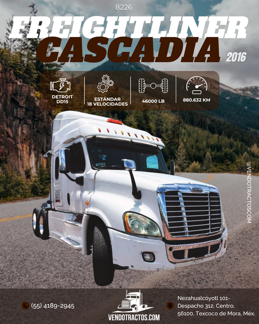 🚛 Freightliner Cascadia 2016 | Máximo desempeño en México