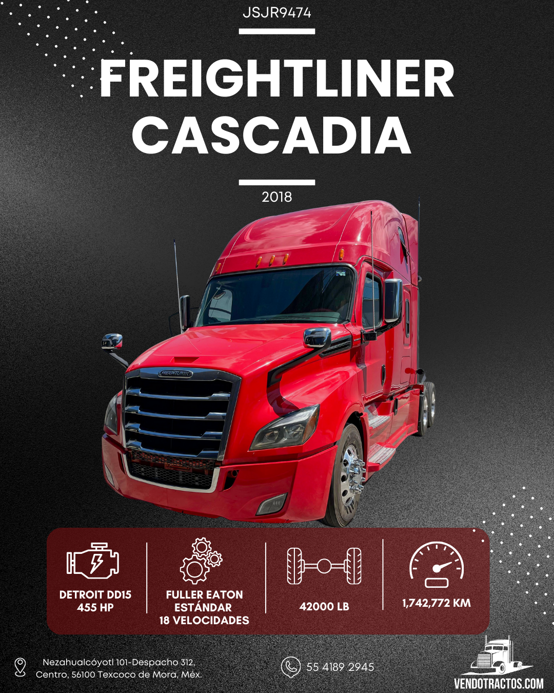 🚛 Freightliner Cascadia 2018 | Gran rendimiento en México
