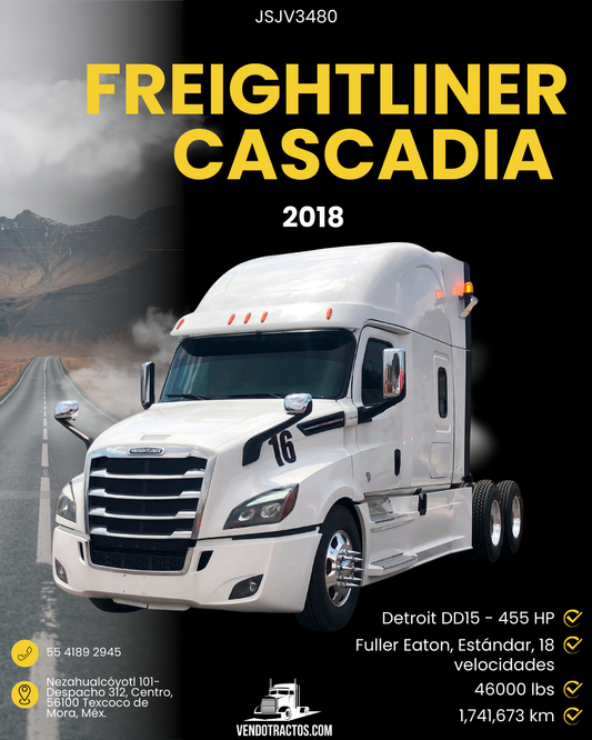 🚛Freightliner Cascadia 2018 | Máximo desempeño en México