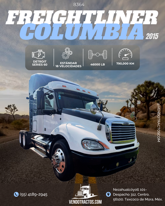 🚛 Freightliner Columbia 2015 | Gran rendimiento en México