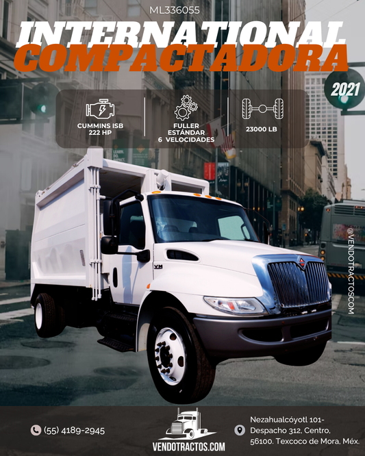 🚛 International Compactadora 2021 | Camión de basura