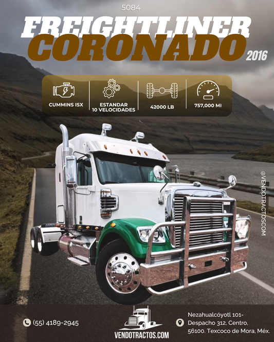 🚛Freightliner Coronado 2016 | Máximo desempeño en México