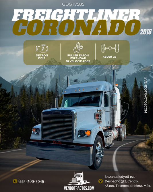 🚛 Freightliner Coronado 2016 | A toda prueba en México