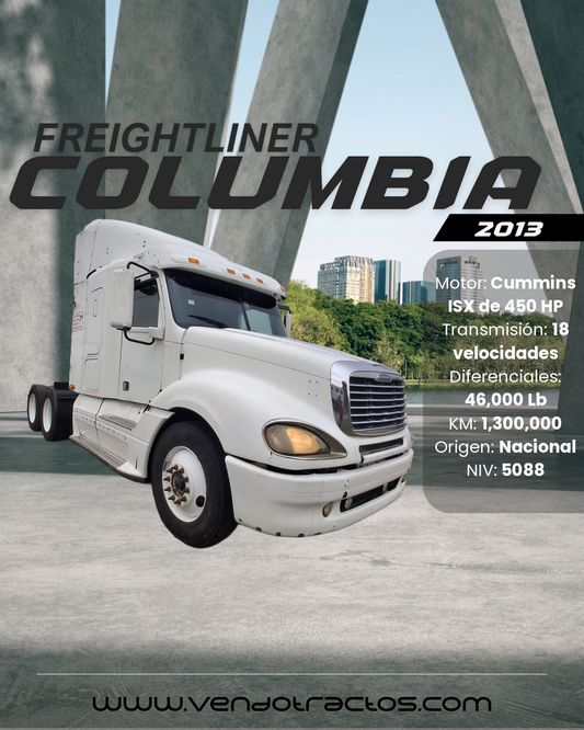 🚛Freightliner Columbia 2013 | Máximo desempeño en México