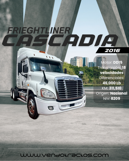 🚛 Freightliner Cascadia 2016 | Máximo desempeño en México