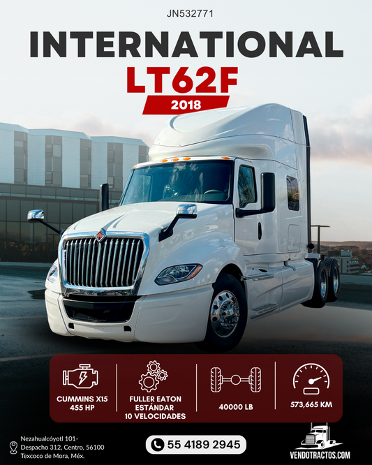🚛 International LT62F 2018 | Gran rendimiento en México