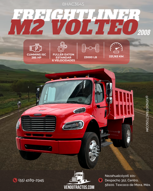 🚛 Freightliner M2 Volteo 7m 2008 | Gran rendimiento en México