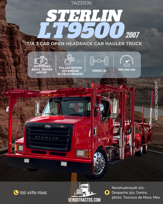🔴 Sterlin LT 9500 2007 – Potencia Mercedes, estructura americana