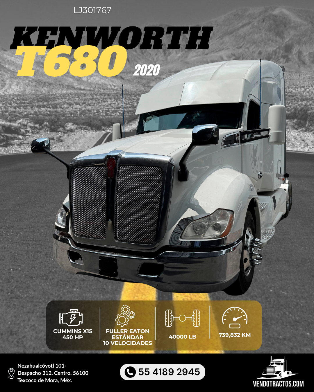 🚛Kenworth T680 2020| Gran rendimiento en México