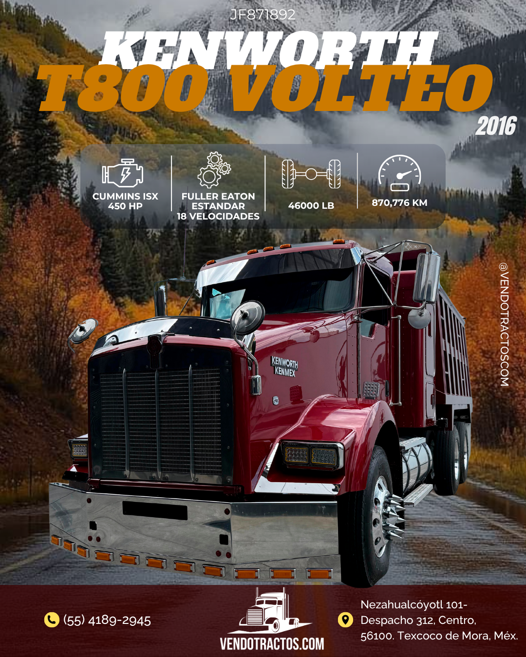 🚛 Kenworth T800 12M 2018 | A toda prueba en México