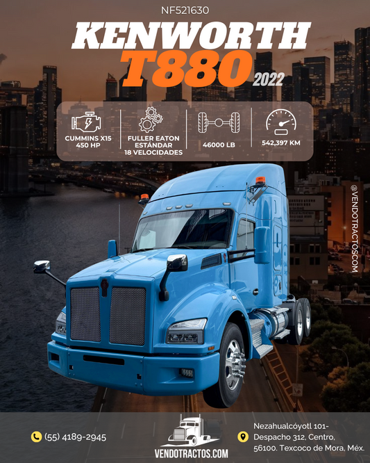 🚛 Kenworth T880 2022 | A toda prueba en México