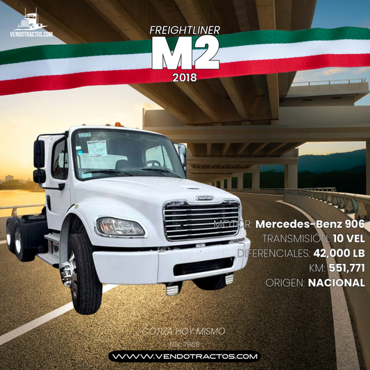 🚛Freightliner M2 2018 | Máximo desempeño en México