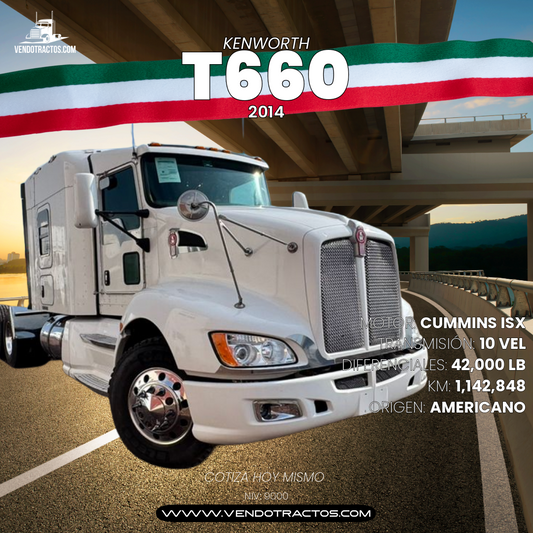 🚛Kenworth T660 2014| Máximo desempeño en México