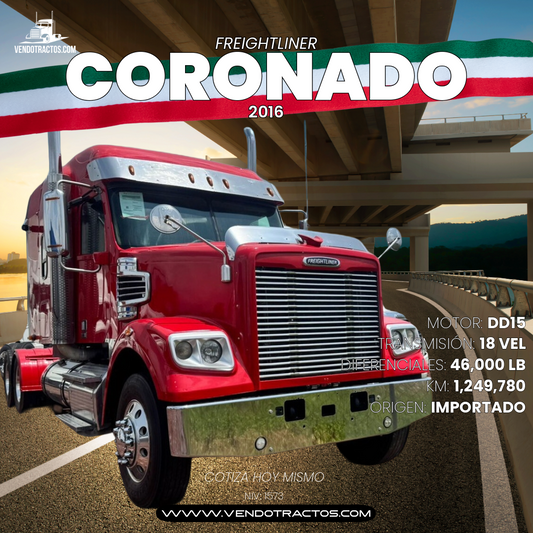 🚛Freightliner Coronado 2016 | Máximo desempeño en México