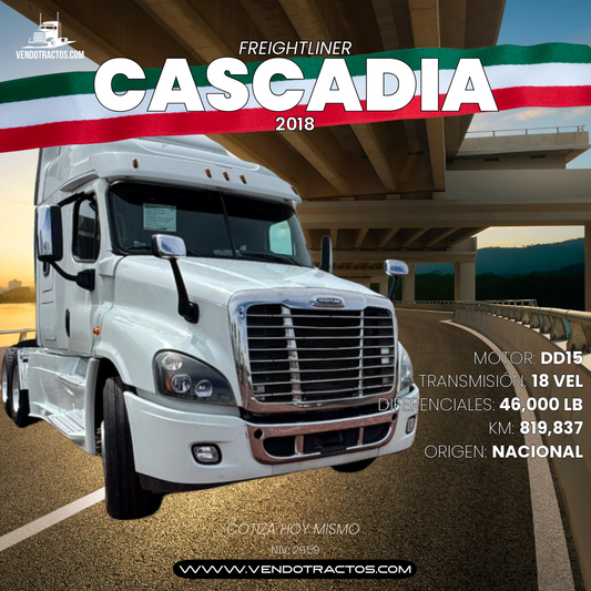 🚛Freightliner Cascadia 2018 | Máximo desempeño en México