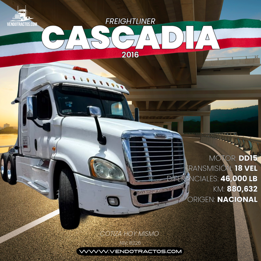 🚛 Freightliner Cascadia 2016 | Máximo desempeño en México