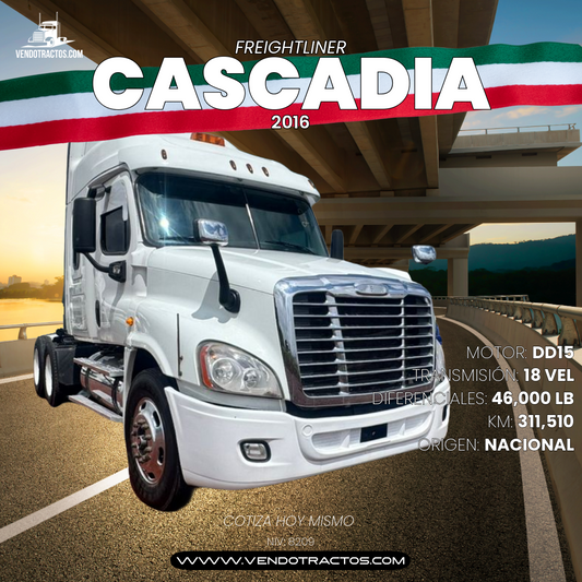 🚛 Freightliner Cascadia 2016 | Máximo desempeño en México