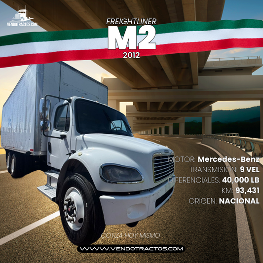 🚛 Freightliner M2 2012 | Máximo desempeño en México