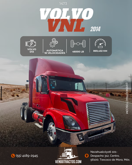 🚛 Volvo VNL 2014 | Gran rendimiento en México