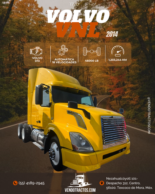 🚛 Volvo VNL 2014 | Gran rendimiento en México