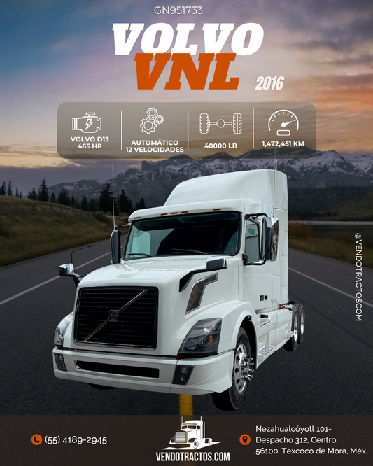 🚛 Volvo VNL 2016 | A toda prueba en México