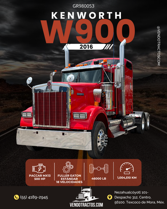🚛 Kenworth W900 2016 | A toda prueba en México