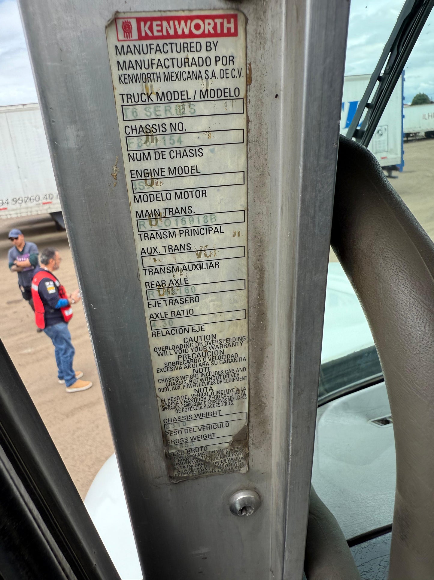 🚛 Kenworth T660 2015 color blanco