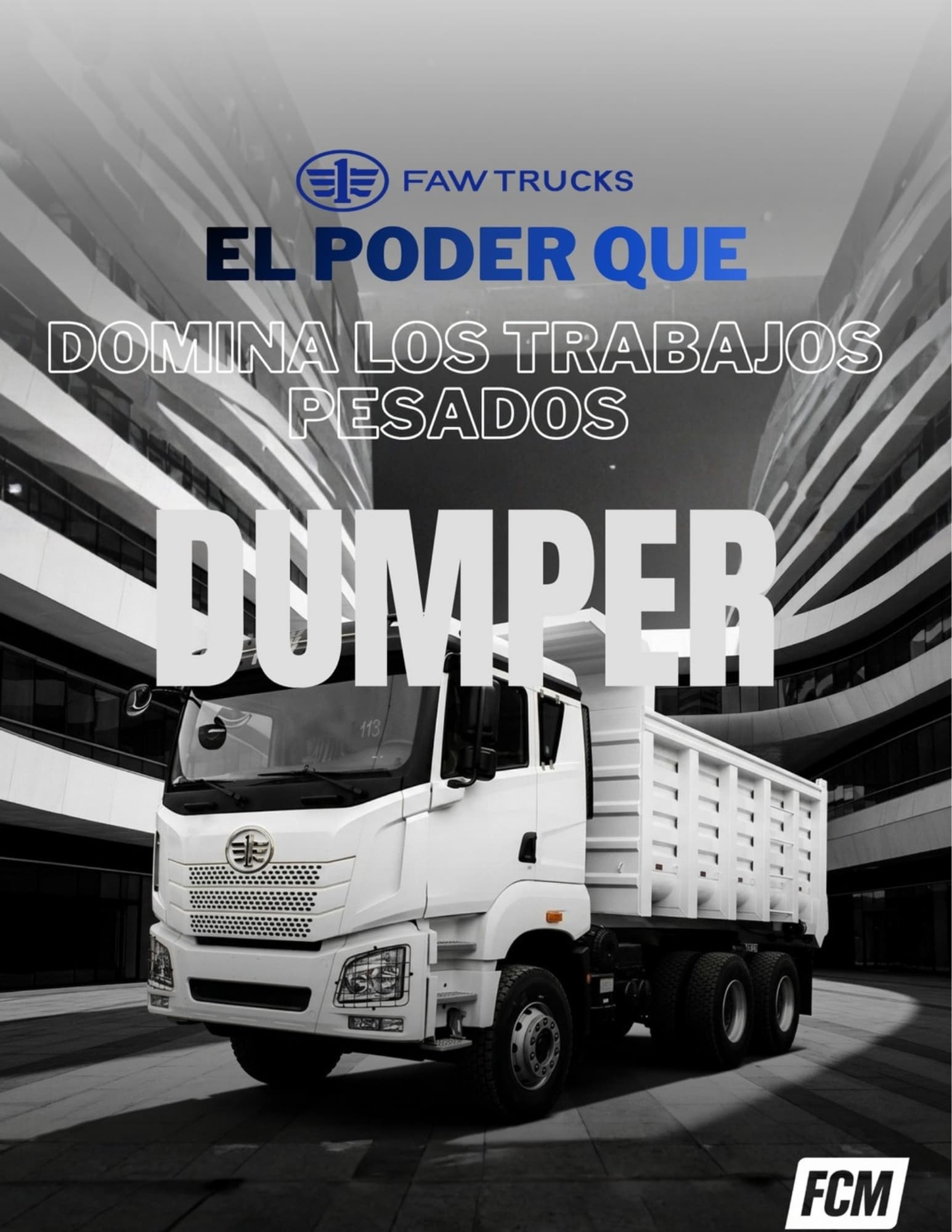 Camión de volteo FAW para trabajos pesados