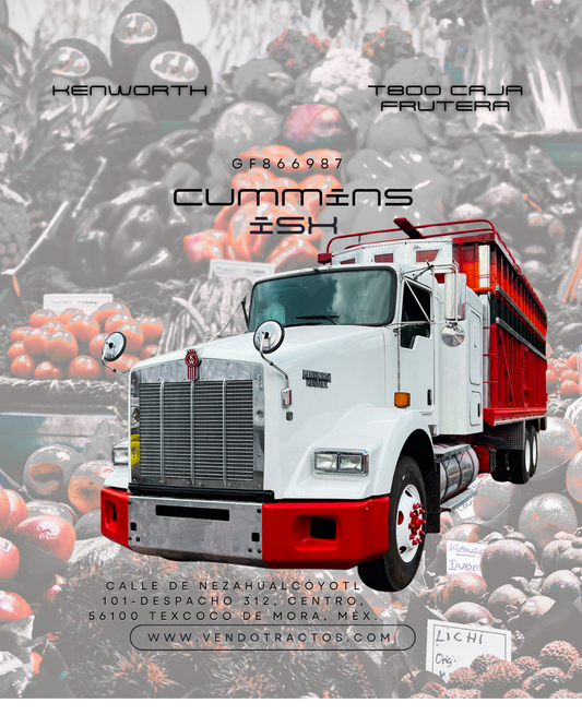 🚛 Kenworth T800 Caja Frutera 2016 | A toda prueba en México